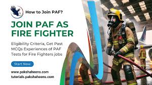 Pakistan Air Force Fire Fighter Jobs 2025 – Apply Online at joinpaf.gov.pk